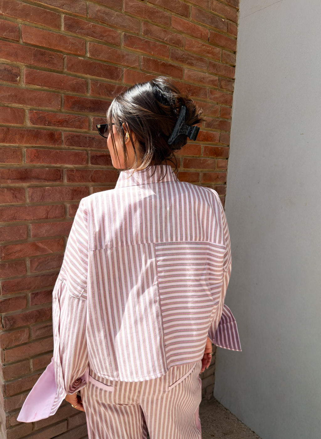 Pink escape suit