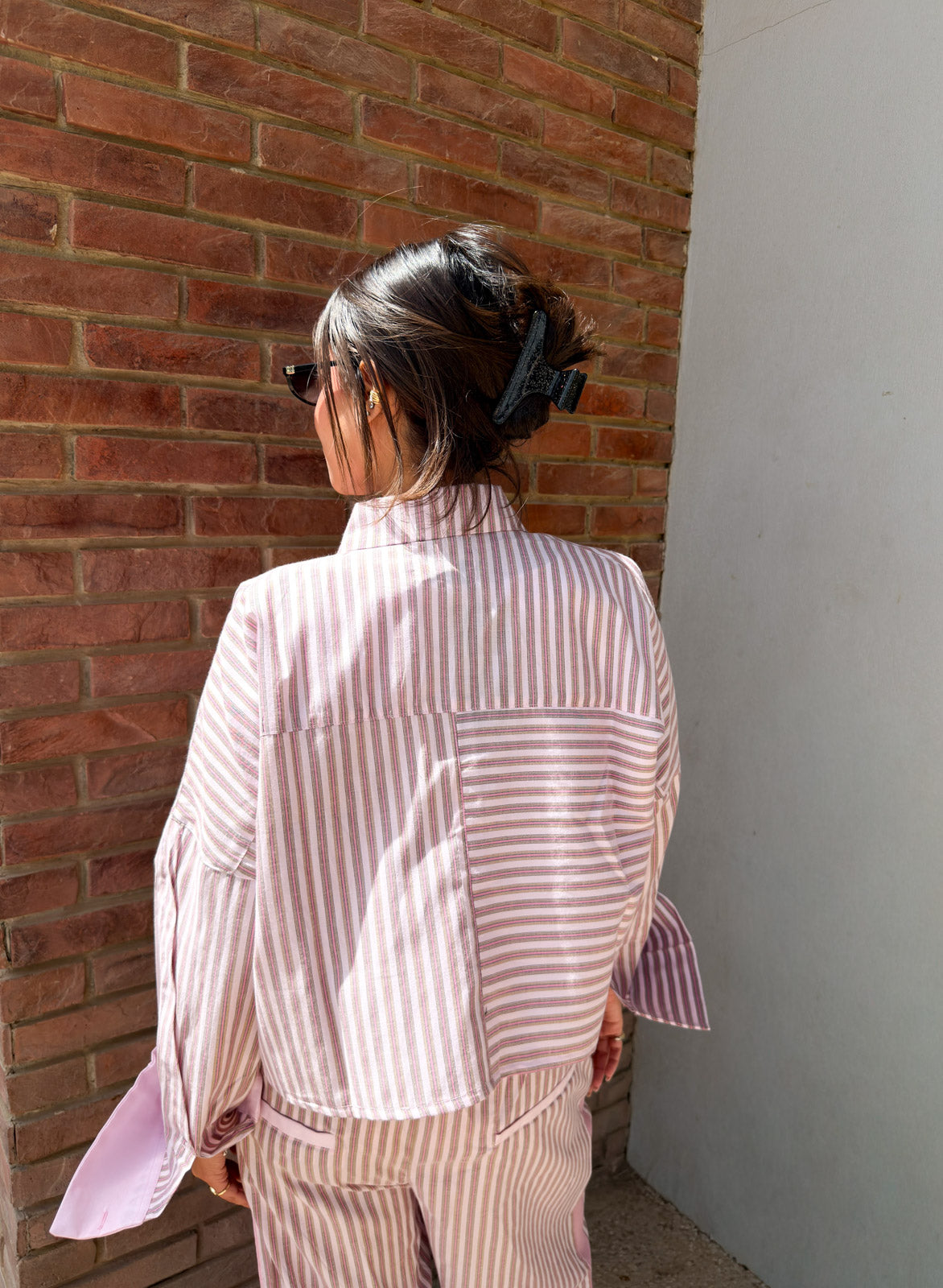 Pink escape suit