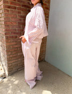 Pink escape suit